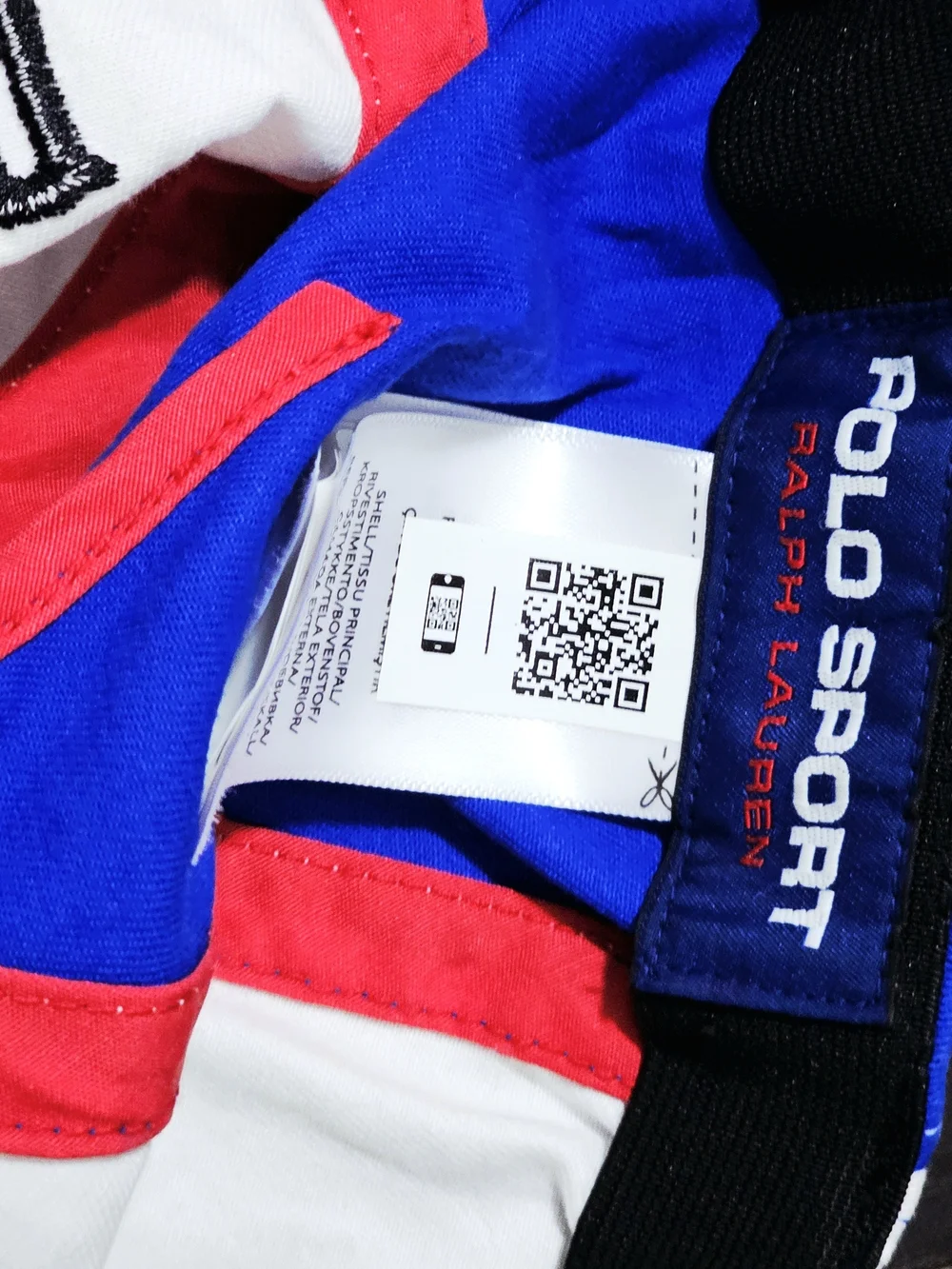 Ralph Lauren Blue & White Cycling Team Cap with 'Le Cyclisme' Visor